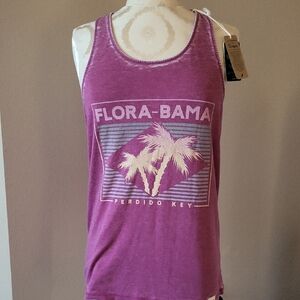 Women's Purple Graphic Tank Top